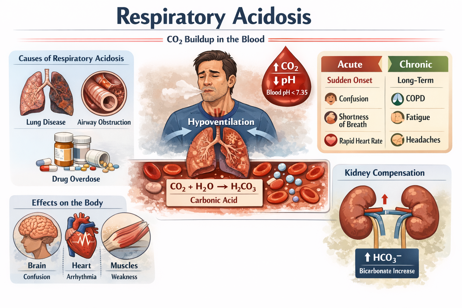 respiratory acidosis