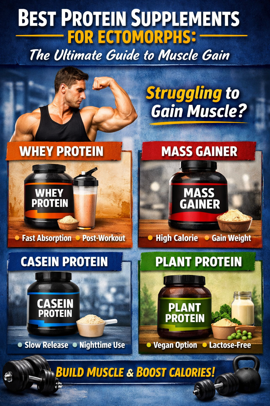 Best Protein Supplements for Ectomorphs