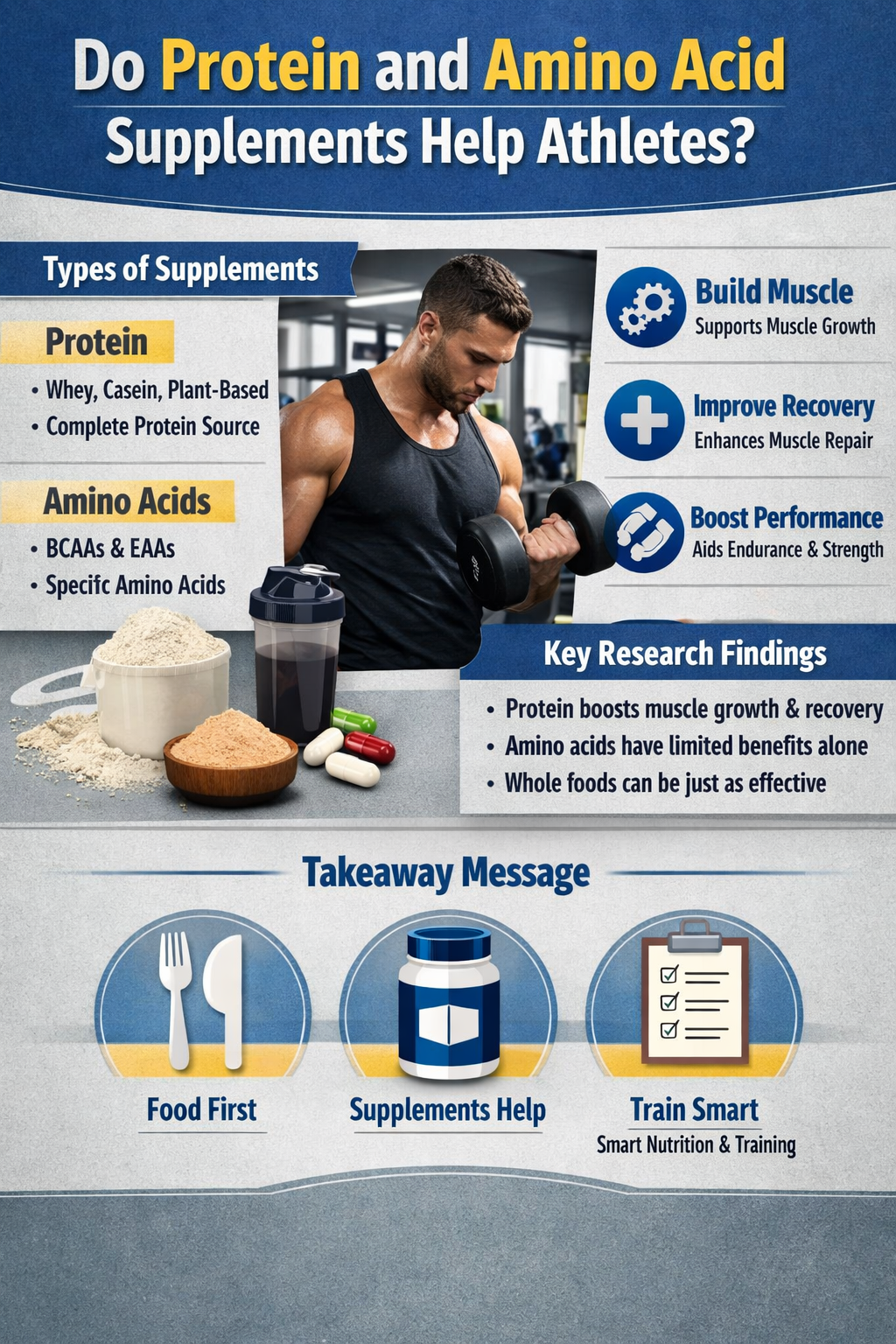 do protien and amino acid suppliments help athletes​