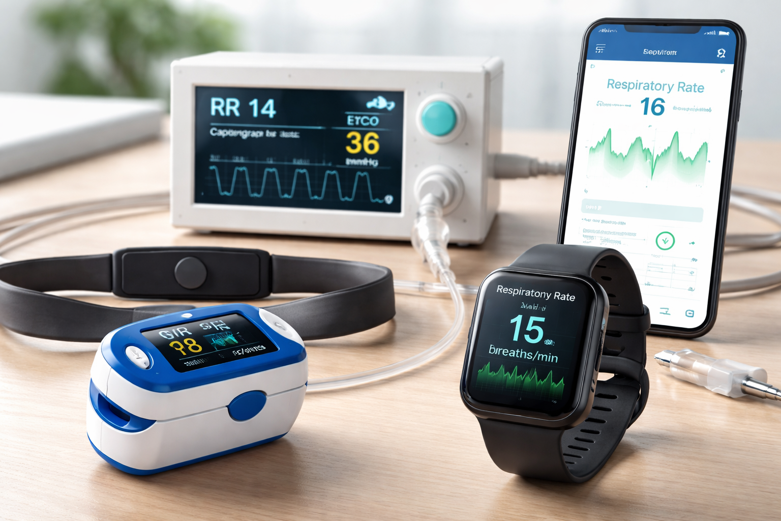 devices to meassure respiratory rate
