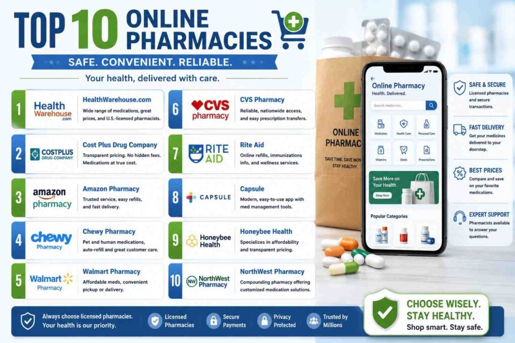 Top 10 Online Pharmacies