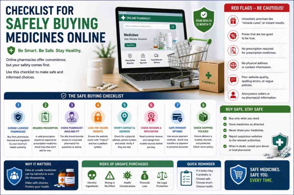 How to Safely Buy Medicines Online